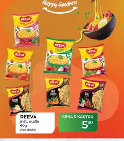 Tamda Foods REEVA inst. nudle nabídka