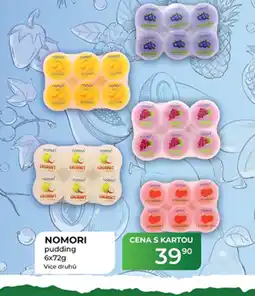 Tamda Foods NOMORI pudding nabídka