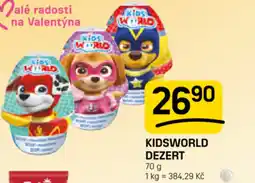 Flop Kidsworld dezert nabídka