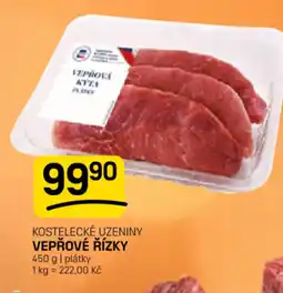 Flop Kostelecké Uzeniny Vepřové řízky nabídka