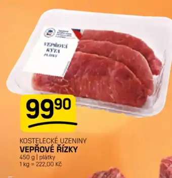 Flop Kostelecké Uzeniny Vepřové řízky nabídka