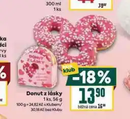 Billa Donut z lásky nabídka