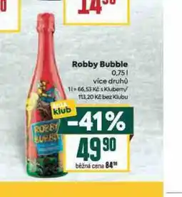 Billa Robby bubble nabídka