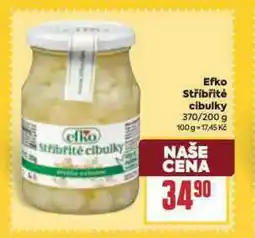 Billa Efko stříbřité cibulky nabídka
