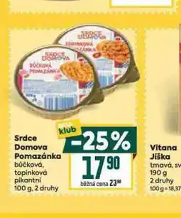 Billa Pomazánka nabídka