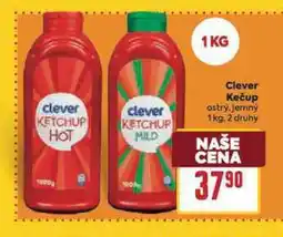Billa Clever kečup nabídka
