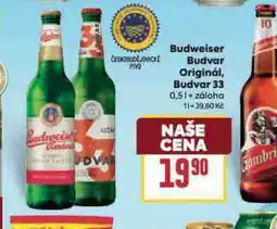Billa Pivo budvar 33 nabídka