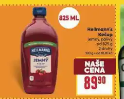 Billa Hellmann´s kečup nabídka