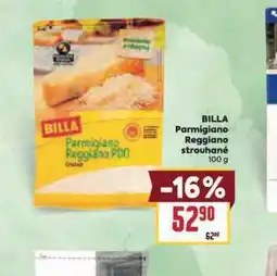 Billa Billa prmeium parmigiano reggiano strouhané nabídka