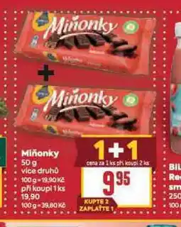 Billa Miňonky nabídka