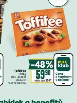 Billa Toffifee nabídka