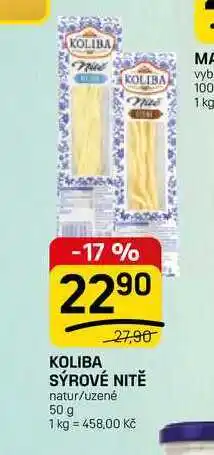 Flop KOLIBA SÝROVÉ NITĚ natur/uzené nabídka