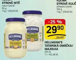 Flop HELLMANN'S TATARSKÁ OMÁČKA/ MAJOLKA nabídka