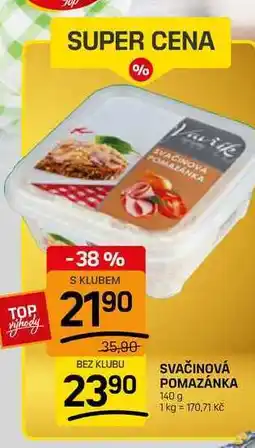 Flop SVAČINOVÁ POMAZÁNKA nabídka