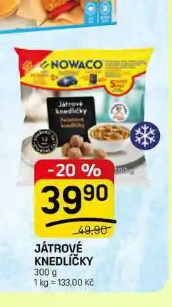 Flop Játrové knedlíčky nabídka