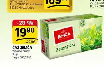 Flop ČAJ JEMČA vybrané druhy nabídka