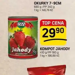 Flop KOMPOT JAHODY 410 g/PP 160 g nabídka