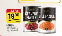 Flop FAZOLE vybrané druhy 400 g/PP 240 g nabídka