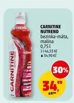 Penny Market CARNITINE NUTREND bezinka-máta, malina nabídka