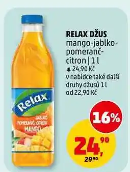 Penny Market RELAX DŽUS mango-jablko-pomeranč-citron nabídka