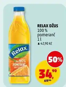 Penny Market RELAX DŽUS 100% pomeranč nabídka