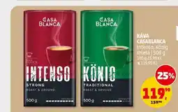 Penny Market KÁVA CASABLANCA Intenso, König mletá nabídka