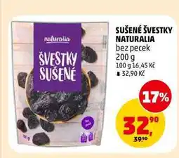 Penny Market SUŠENÉ ŠVESTKY NATURALIA bez pecek nabídka