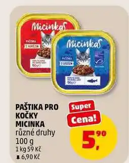 Penny Market PAŠTIKA PRO KOČKY MICINKA nabídka