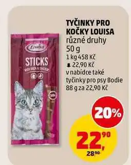 Penny Market TYČINKY PRO KOČKY LOUISA nabídka