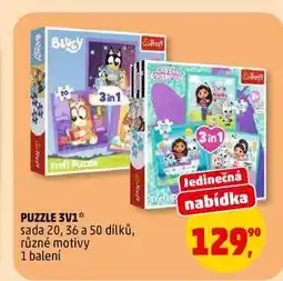 Penny Market PUZZLE 3V1, 1 balení nabídka