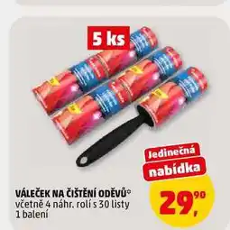 Penny Market VÁLEČEK NA ČIŠTĚNÍ ODĚVŮ, 5 ks nabídka