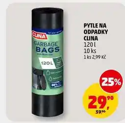Penny Market PYTLE NA ODPADKY CLINA 120 l, 10 ks nabídka