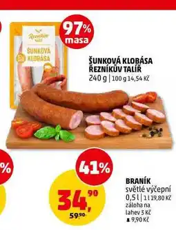 Penny Market ŠUNKOVÁ KLOBÁSA ŘEZNÍKŮV TALÍŘ nabídka