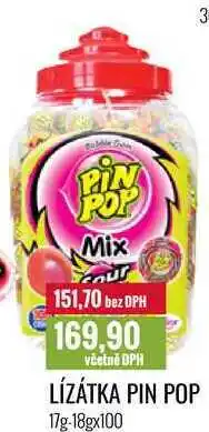 Ratio LÍZÁTKA PIN POP 17g-18gx100 nabídka