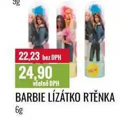 Ratio BARBIE LÍZÁTKO RTĚNKA nabídka