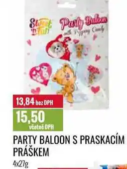 Ratio PARTY BALOON S PRASKACÍM PRÁŠKEM nabídka