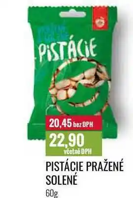 Ratio PISTÁCIE PRAŽENÉ SOLENÉ nabídka