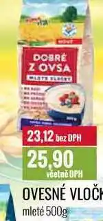 Ratio OVESNÉ VLOČKY mleté nabídka