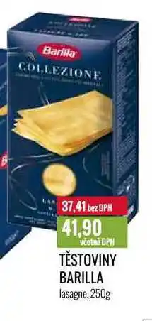 Ratio TĚSTOVINY BARILLA lasagne nabídka