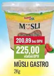 Ratio MÜSLI GASTRO nabídka