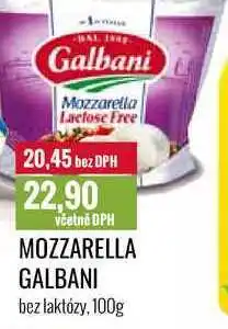 Ratio MOZZARELLA GALBANI bez laktózy nabídka