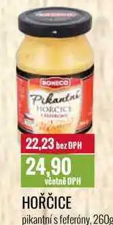 Ratio HOŘČICE pikantní s feferóny nabídka