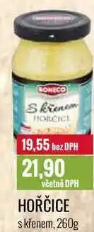 Ratio HOŘČICE s křenem nabídka