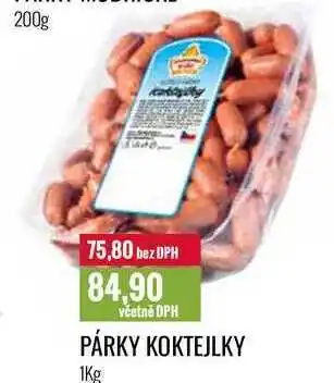 Ratio PÁRKY KOKTEJLKY nabídka