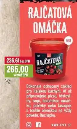 Ratio RAJČATOVÁ OMÁČKA nabídka
