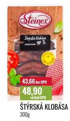 Ratio ŠTÝRSKÁ KLOBÁSA nabídka