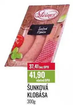 Ratio ŠUNKOVÁ KLOBÁSA nabídka