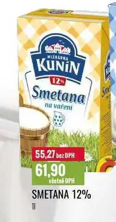 Ratio SMETANA 12% nabídka