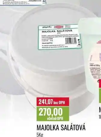 Ratio MAJOLKA SALÁTOVÁ nabídka