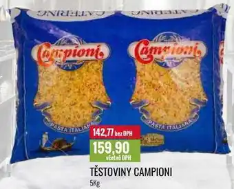 Ratio TĚSTOVINY CAMPIONI nabídka
